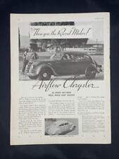 Magazine Ad* - 1935 - Chrysler Airstream picture