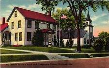 Vintage Postcard - St Francis Xavier Church And Community Center Winthrop Maine picture