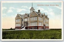 Warren Minnesota~North Star College~Business~Lutheran~Closed 1936~1920s Postcard picture