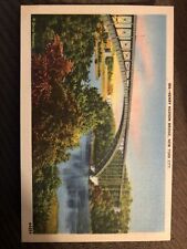 Vintage Linen Postcard Henry Hudson Bridge, New York City, New York. c1930s picture
