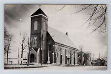 Navarre OH-Ohio, St Clements Church, Antique Vintage Souvenir History Postcard picture