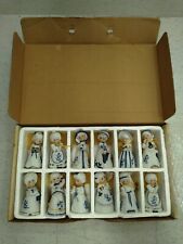 Vintage Royal Majestic Bells Bisque Porcelain Jasco Taiwan #458 Complete Set picture