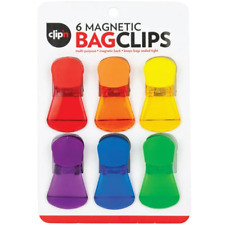 6PCS MAGNETIC MULTICOLOR CLIPS Heavy Duty STRONG Fridge Magnets Whiteboard picture