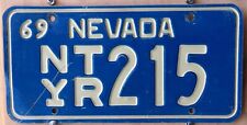 NEVADA NYE Co TRAILER  license plates   1969  215 picture