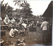 Indonesia, Java, Garut, One Market, Vintage Print, ca.1900 Vintage Print Print picture