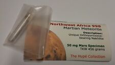 Ultra Rare NWA 998 NAKHLITE MARTIAN METEORITE 50 mg Famous Water Bearing NASA picture