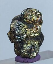 Iridescent/Rainbow Pyrite After Marcasite Cluster From Tribal Area Pakistan picture