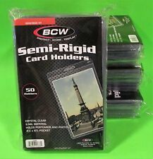 200 SEMI-RIGID CARD HOLDERS #4 FOR POSTCARDS & PHOTOS,4-1/2 x 6-5/8 POCKET SR4 picture