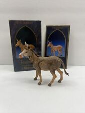 Fontanini The Donkey Christmas Heirloom Nativity Italy 52443 w/Box & Card 1992 picture