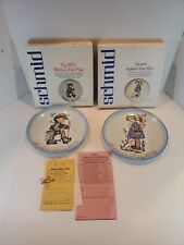 1976 And 1977 SCHMID BROS MOTHER'S DAY PLATE MADE IN WEST GERMANY picture