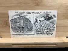 C. 1880s Murphy’s Hotel Richmond Virginia Illustrated Advertisement Card picture