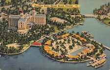 Miami Beach Florida, Nautilus Hotel & Cabana Club Aerial View, Vintage Postcard picture