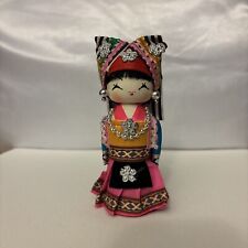 Vintage Collectible Asian Wooden Doll picture