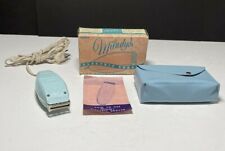 Vintage 1950s Milady's Ladies Turquoise Electric Razor Case Manual Box Works VGC picture