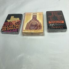 Lot of 3 Decks Christian Brothers ,Dallas Cattle & Law Offices Playing Cards New picture