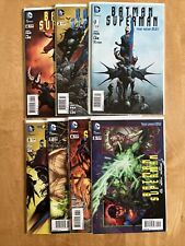 BATMAN & SUPERMAN #1 2 4 5 6 7 8 (DC 2013-14) VF/NM TO NM LOT THE NEW 52 picture