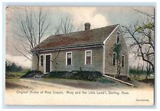 c1905 Mary Sawyer Home, Mary and the Little Lamb Sterling MA Postcard picture