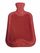 Pink Rubber Hot Water Bottle Heating Pad w/ Plastic Stopper picture