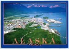 Postcard - Aerial View Of Downtown Valdez, Alaska picture