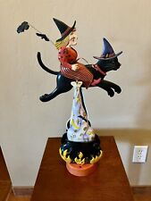 Vintage Department 56 Halloween Witch Rocker 56.33794 Very Rare picture