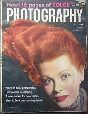 July, 1953 Photography - New 16 pages of Color - Philippe Halsman Cover picture