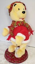 Gemmy 16” Winnie the Pooh Spinning Snowflake Animated Plush Preowned READ  picture