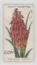 1913 Wills Old English Garden Flowers Series 2 Tobacco Red-Hot Poker #43 0kb5 picture