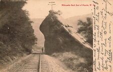 1908 WEST VIRGINIA PHOTO POSTCARD: WHITCOMBS ROCK EAST OF FAYETTE, WV picture