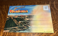 Vintage Scenic Greetings From Montana Foldout Postcard Souvenir MT picture