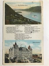 1923 The Hudson River State Capitol Albany New York Postcard picture