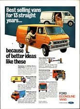 1974 Ford Econoline Van customized full page ad nostalgic e1 picture