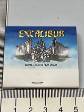 Vintage Matchbook Cover Excalibur Hotel Casino  LasVegas, NV  gmg  Unstruck picture
