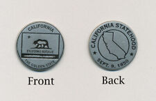 CA * California Republic Statehood *NPS type Pewter Collector Token  1850    NEW picture