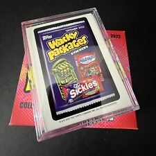 2022 TOPPS WACKY PACKAGES SEPTEMBER Monthly 21 Sticker Card Base Set + Checklist picture