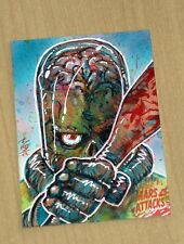 2021 Topps Mars Attacks Uprising sketch card 1/1 Jason Keith Phillips Mayonnaise picture