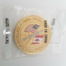 Cheyenne Mountain Home of NORAD Air Station Challenge Coin Vintage USSPACECOM picture