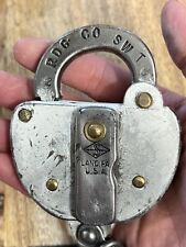 Vintage Old Slaymaker RDG Co. SWT Padlock No Key Lock picture