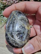 Black Moonstone Crystal Palmstone Stunning Flash 116g  picture