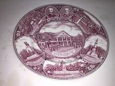 Antique Old English Staffordshire Plate Gettysburg PA Monuments picture