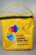 Vintage Kodak Instant Print Film Vinyl Insulated Tote Camera Cooler Bag 80s picture