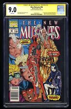 New Mutants #98 CGC VF/NM 9.0 Signed SS Nicieza Newsstand Variant Marvel 1991 picture