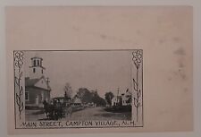 Vintage Postcard Main Street Campton Village NH New Hampshire picture