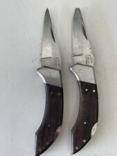 Lot Of 2. Vintage Lakota Falcon USA PAT -MOKI JAPAN Folding Pocket Knife. Read picture