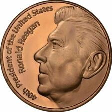 RONALD REAGAN 40th PRESIDENT  1 oz. Copper Round Coin. picture