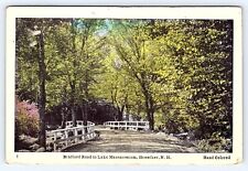 Vintage New Hampshire - Bradford Road to Lake Massassecum, Henniker, N.H.  c1939 picture