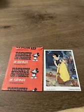 Walt Disney Productions 1972 Disney On Parade Spar Snow White Card & Wrapper picture