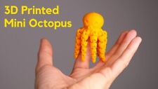 3D Printed Fidget Octopus, Select your own Color/Size (LIMITED COLOR IN STOCK) picture