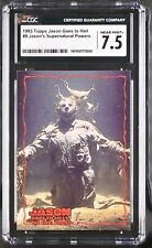 CGC 7.5 1993 Topps Jason Goes To Hell 8 Supernatural Powers NEAR MINT+ ROOKIE RC picture