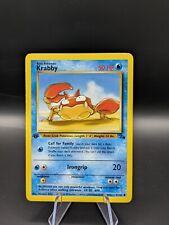 Pokémon TCG Krabby Fossil 1st Edition Common 51/62 - Excellent #469 picture