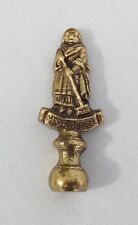 Vintage Brass Pipe Tamper Figurine Mrs Bardell Charles Dickens Pickwick Papers picture
